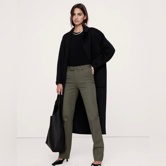 Ladies size 10 light grey Banana Republic Sloan pant - curvy fit - Picture 9 of 11